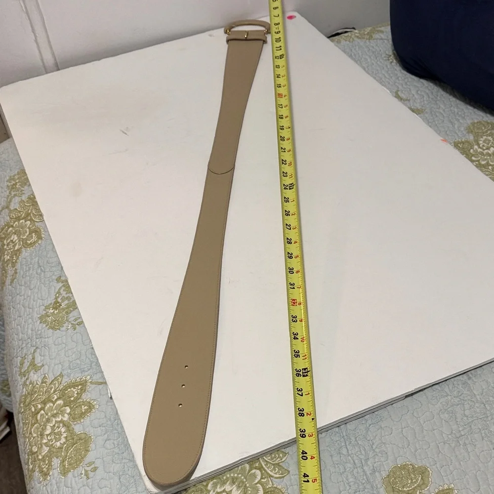 Per Se Tan Leather Belt